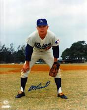 BILL RUSSELL LOS ANGELES DODGERS AUTOMÁTICO 8X10 EN PERSONA CERTIFICADO DE AUTENTICIDAD NUESTRO PROPIO SHOW