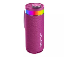 JLab Go Party Portable Bluetooth Speaker/10W Sound/RGB Lights/Pink