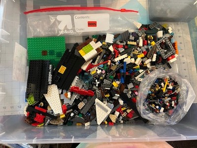 LEGO Bulk Lot #5 Random Parts Pieces Building Blocks 2.1lbs Pre Owned