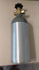 CO2 Tank 2.5 lbs Aluminum Alloy Cylinder with CGA320 Valve DOT Approved