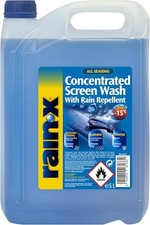 Rain-X Concentrated Screenwash with Rain Repellent 5L - Streak-Free, -15°C Winte 3.64 per litre