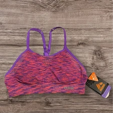 RBX Active X-Dri Medium Support Seamless Racerback Sports Bra Size S NWT
