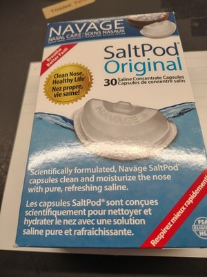 Navage Nasal System Original Saltpods 30 pods New Sealed Salt Pods Exp 11/2025