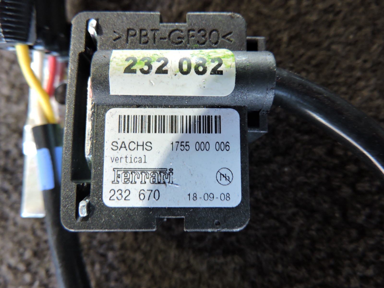 2008-13 MASERATI GRANTURISMO VEHICLE ACCELERATION SENSOR 232670