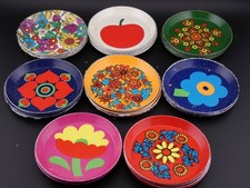 Vintage Childrens Play Aluminum Plates Lot Action Industries Brazil - 42