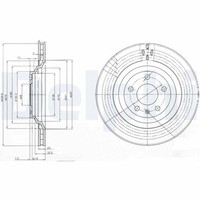 2X Delphi Bremsscheibe BG3991 FüR Audi A6 C6 2EE C5 4F5 4B5 1KW 4F2 Avant 4B6 C7