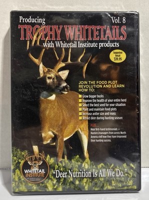 PRODUCING TROPHY WHITETAILS DVD VOL. 8 DEER NUTRITION New Sealed