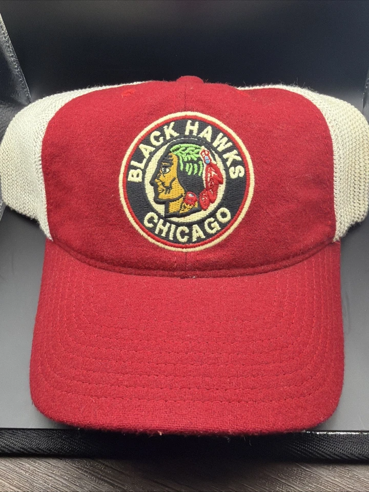 Gorra Chicago Blackhawks vintage con cierre a presión Foto 4 de 4