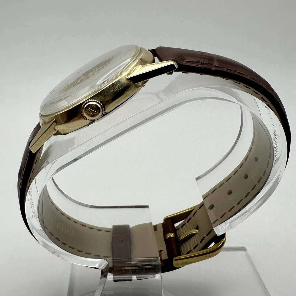 Longines vintage automático folheado a ouro 19A - 10K  - Imagem 4 de 4