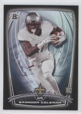 2014 Bowman Rookies Black Foil Brandon Coleman #63 0c4