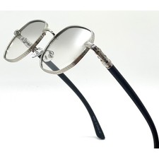 Sunglasses Vintage Style Silver Frame Tinted Lens 80's 90's Street Wear Casual