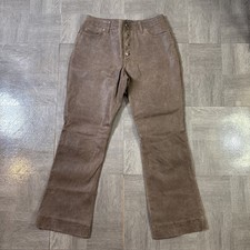 Vintage Route 66 Suede Leather Pants Bottoms Women  s Size 10 Brown