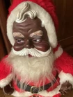 Rushton Black Santa Claus Stuffed Doll Vintage No Coke Rare