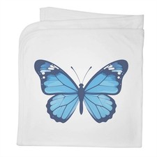 'Colourful Butterfly' Cotton Baby Blanket / Shawl BY00047105 