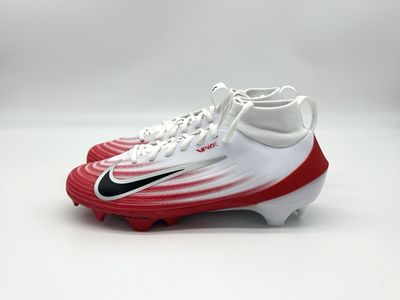 Nike Zoom Air Vapor Pro 1 Men's Size 9 Football Cleats White Red