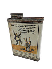 +ANTIK+ Dose / Blechdose / Kanister / Theo Wachs Leipzig / Tolles Motiv c1920