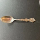 Wallace Sterling Silver Teaspoon "May" Apple Blossom 5 3/4" Heirloom Silverware