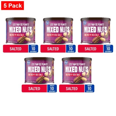 KG Salted with Sea Salt Mixed Nuts 10.3 oz - 5 Pack
