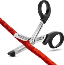 Eden 6.5" Curved Steel Safety Scissors Stainless Steel Black