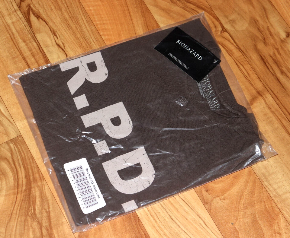 Resident Evil BIOHAZARD R.P.D. Официальная коллекция Capcom очень редкая футболка - Изображение 4 из 4