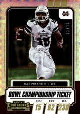 2021 Contenders Draft Picks Dak Prescott #24 Bowl Championship Ticket /10