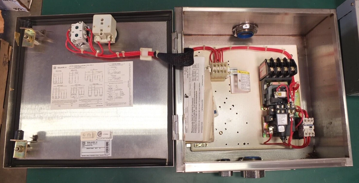 Square D Mechanically Held Lighting Contactor Wiring Diagram Shelly Lighting