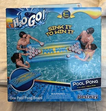 H2OGO! 71" x 30" Adult Pong Inflatable Pool Game Multicolor BNIB