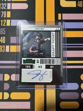 2022 Panini Chronicles Contenders Rookie Ticket Draft Green /25 Luis Gil Auto RC