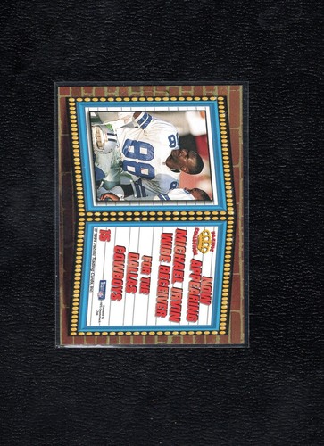 Michael Irvin 1994 Pacific Disco Prism Now Appearing SP #12 HOF Mint - Picture 2 of 2