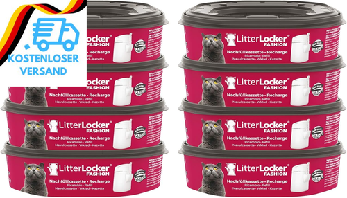 Litter Locker Litterlocker Fashion 8Er-Pack Original Nachfüllkassetten, Erspart - Bild 8 von 12