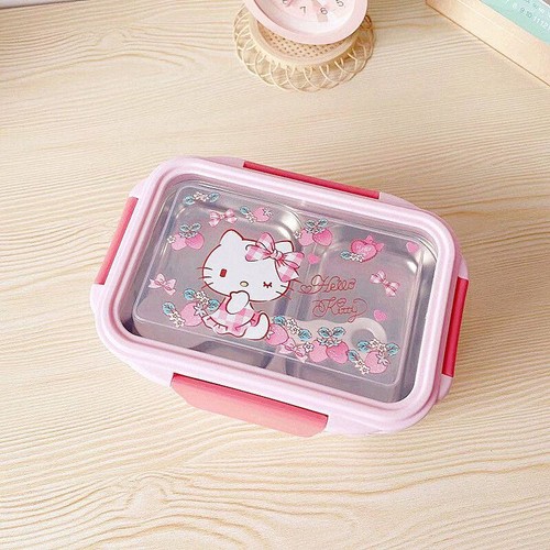 Sanrio and Snoopy Charaktere 2-stufige Lunchbox/Lebensmittelbehälter - Bild 14 von 15
