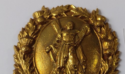 Victorian 1st Aberdeenshire Rifle Volunteers Shako Badge QVC 1860-84 Antique Org - Picture 20 of 24