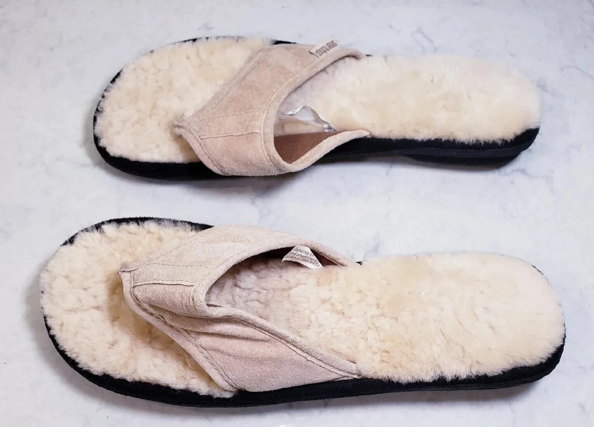 Smartdogs Womens Flip Flop Shoes Size XL 9.5 10 Suede Leather