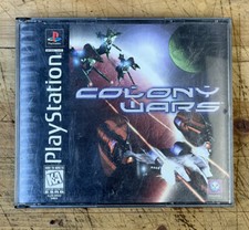 PS1 - Colony Wars - Sony Playstation (1997) Very Nice Fat Double Disc Case PS1