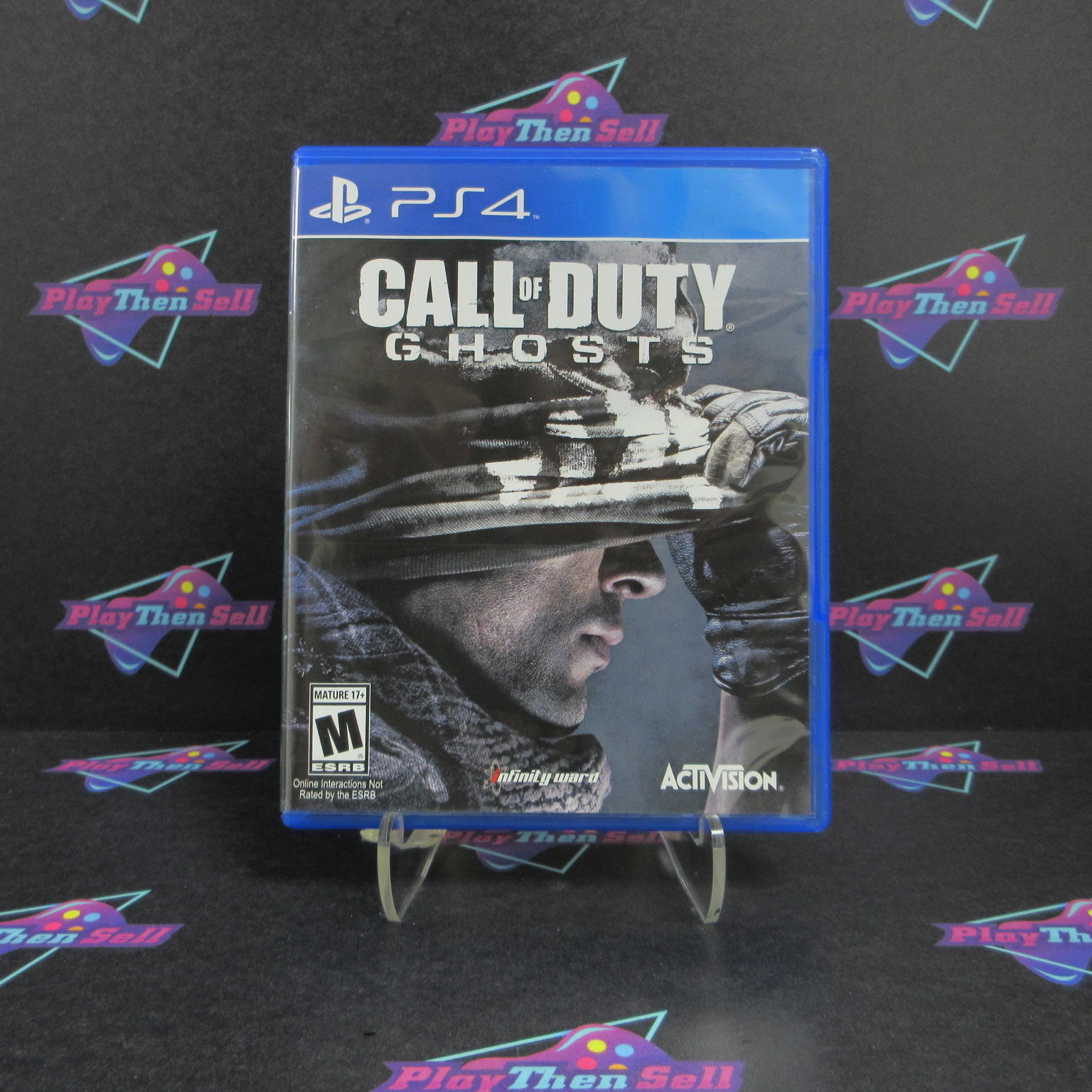 Replacement Case ONLY for CALL OF DUTY GHOSTS PLAYSTATION 4 PS4