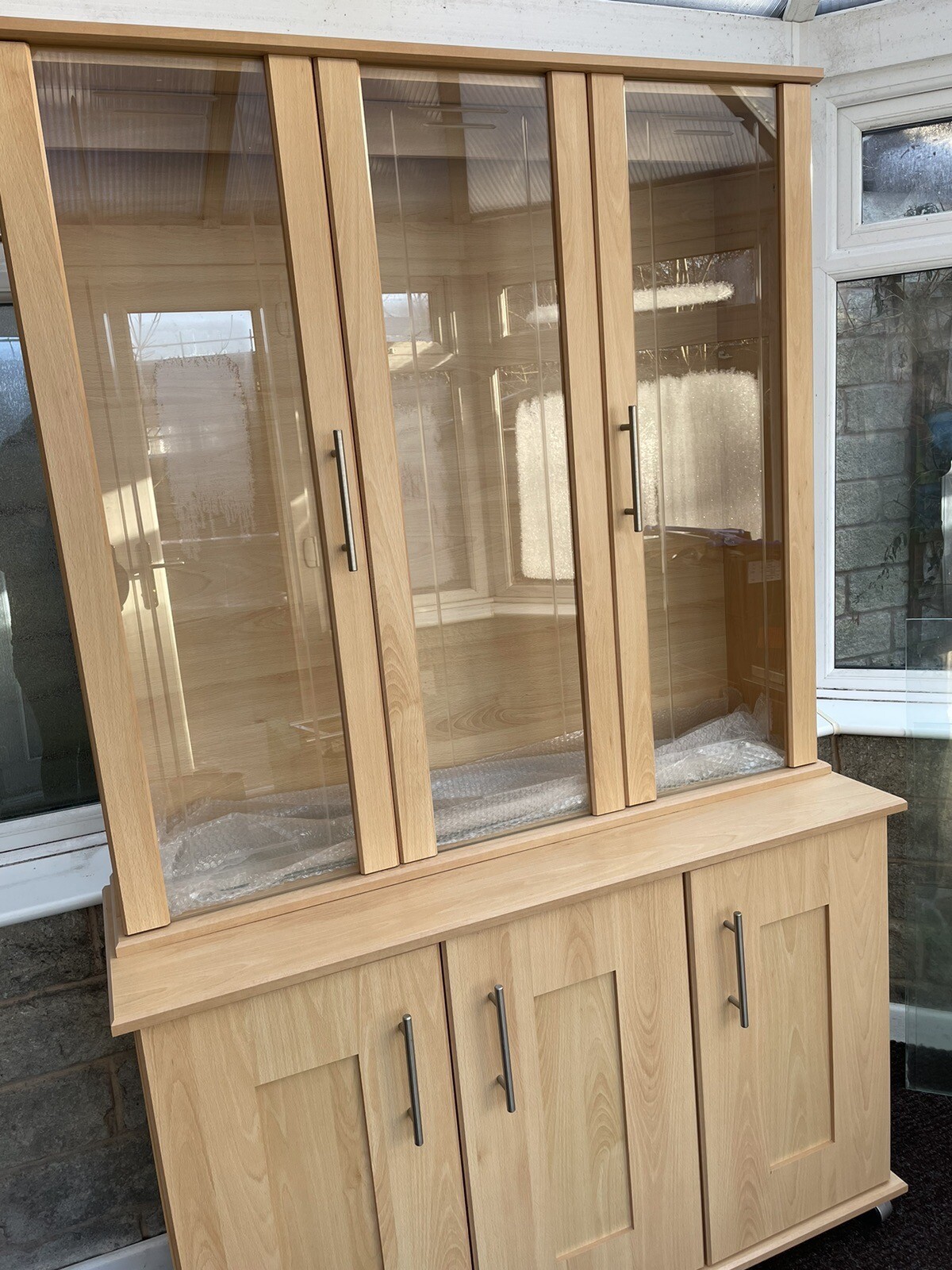 Glass display used with lights eBay