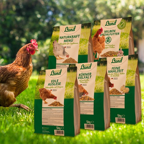 HÜHNER Land Milben Spezialfutter 10kg für Hühner - Artgerechtes Hühnerfutter - Bild 4 von 7