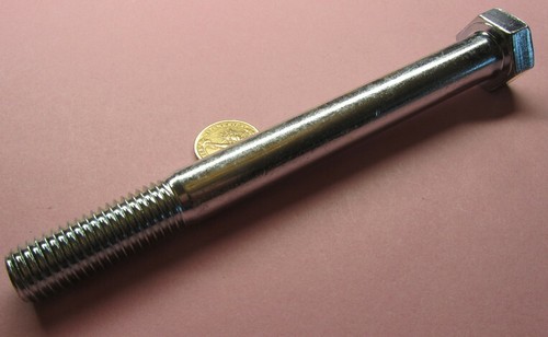 Grade 5 Zinc Cap Screw Bolt, Steel, PT, 3/4"-10 x 7.50" Length, 5 Pcs - Picture 8 of 10