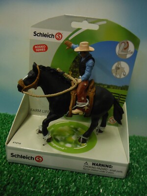 SCHLEICH RODEO SERIES BRONCO BUSTER COWBOY #42516 *NEW*