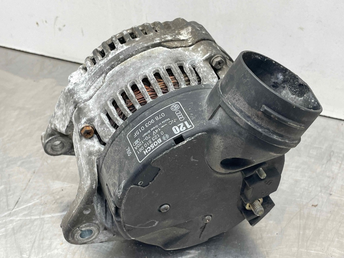 1998 Audi A6 OEM 14V 120 Amp Alternator 97K Bosch 078903015F 1995 