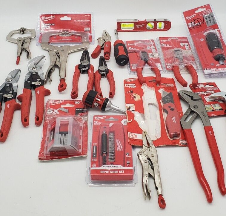 Milwaukee Hand Tools Pliers, Clamp, Cutters, Level Utility Knife Vise Grips eBay
