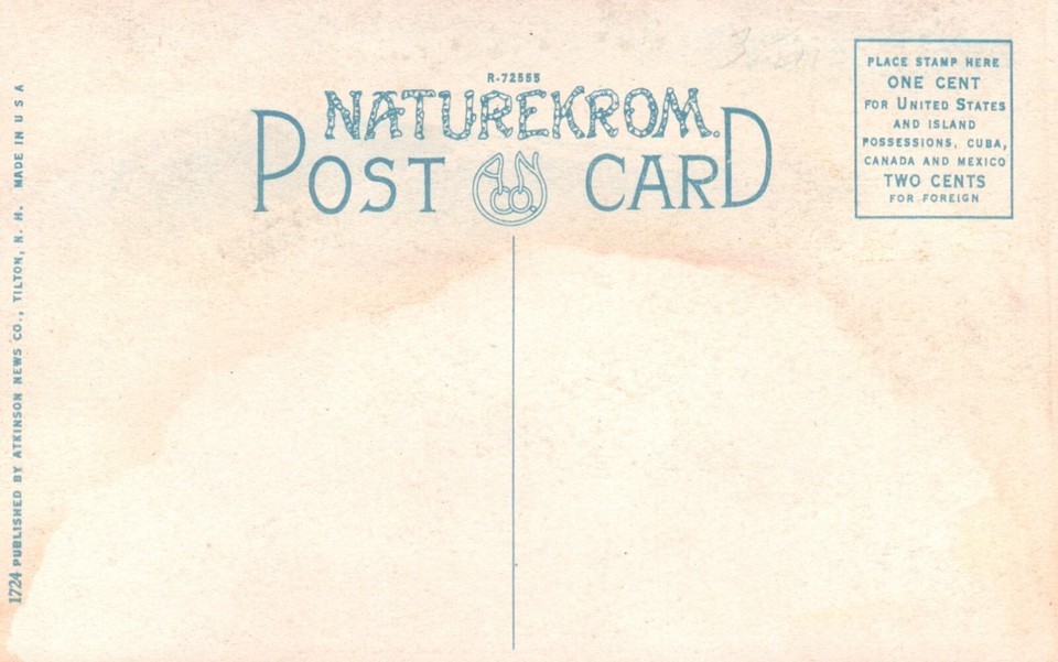 Postcard NH Mts Clay Jefferson Adams & Madison from Mt Washington Old