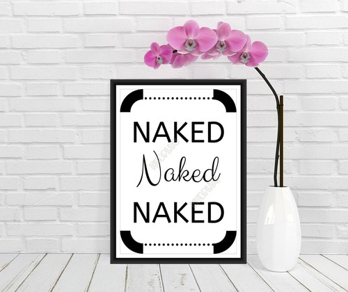 Badezimmerdrucke Wandkunst Poster Dekor Zitate lustig WC Humor Bild A3 A4 - Bild 53 von 68