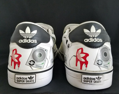 ADIDAS Super Skate Y2K DJ Ghettoblaster Slip-on Leather Sneakers Men's US 12 *