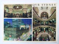 Postcard Australia Sydney Qvb Queen Victoria Building. architecture vintage 80's
