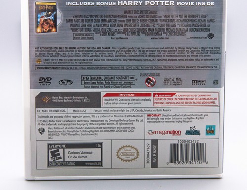 LEGO Harry Potter: Años 1-4 Nintendo Wii Juego Completo + DVD Piedra Hechicera - Imagen 8 de 18