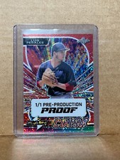 Luis Perales 2024 Leaf Metal Baseball 1/1 Pre Production Proof