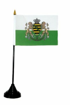 Tischfahne Königreich Sachsen 10 x 15 cm Fahne Flagge
