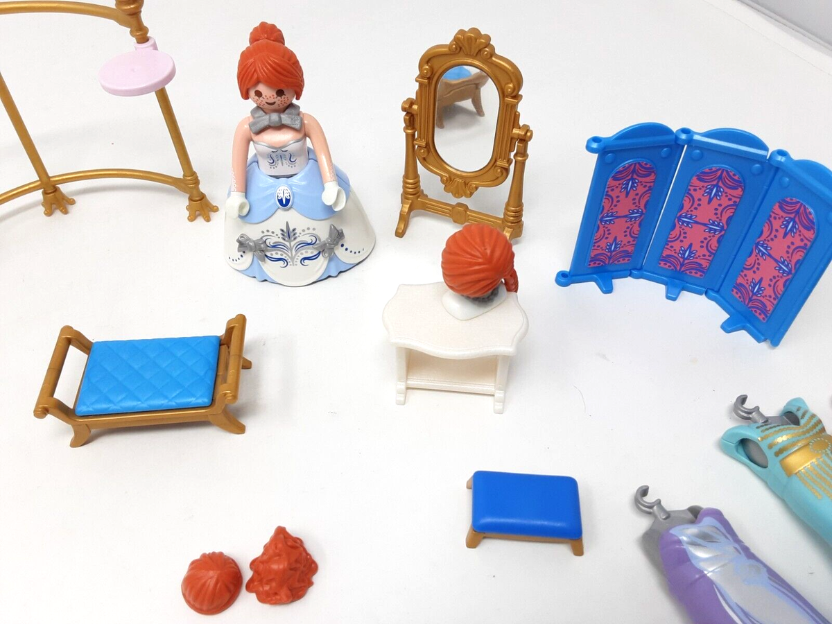 playmobil princess dressing room PLAYMOBIL Princess Magic Bedroom with Dressing Room 71847 From age 4