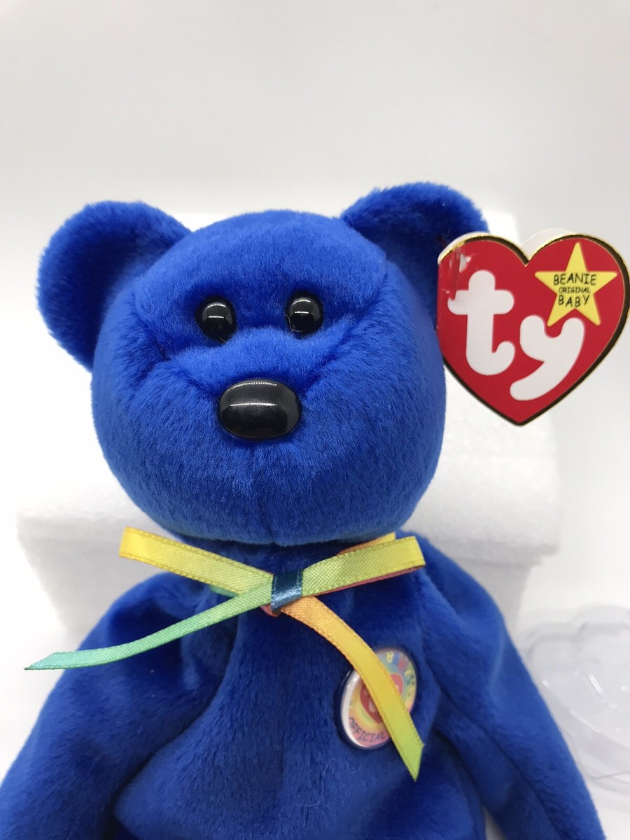 RARE Beanie Baby Vintage Clubby The Bear Ty Official Club 